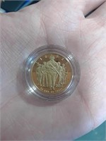 2011 US ARMY $5 LIBERTY GOLD COIN