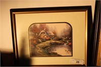 THOMAS KINKADE EVERETTS COTTAGE 12"X15"