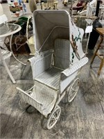 Antique Wicker Stroller