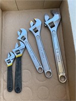 Forged Alloy & Trades Pro Crescent Wrenches