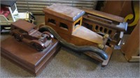 WOODEN CARS AND TRAIN