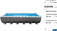 24 ft. x 12 ft. x 52 in. Swimming Pool Set