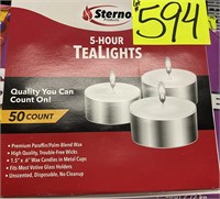 Sterno 50ct tea lights
