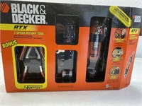Black & Decker 3-Speed Rotary Tool w/ Clamps