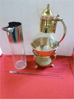 Coffee carafe / glass mixer with stir