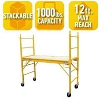 Multi-Use Drywall Baker Scaffolding with 1000 lbs.