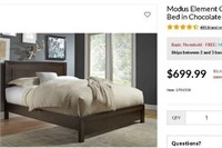 Modus Element California King Wood Panel Bed