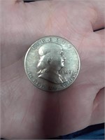 1949 FRANKLIN HALF DOLLAR COIN