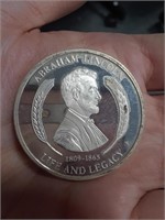 ABRAHAM LINCOLN EMANCIPATION PROCOLAMATION COIN