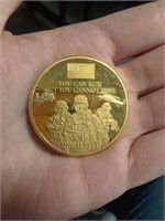 GOLD 9/11 JUSTICE HAS BEEN DONE COIN
