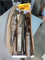 Large Morse Taper Drill Bits: Assorted Sizes