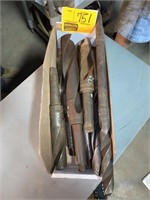 Large Morse Taper Drill Bits: Assorted Sizes