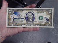 COLORIZED $2 BILL NO COA FOR THIS ONE