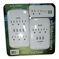 Charging Essentials Home and Travel Combo