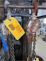 Chain Hoist in Bucket