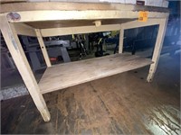 Wood Top Work Bench