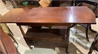 Bernhardt Mahogany tea cart table, serving table