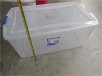 Clear Storage Tote Sterilite 105 Qt *Missing