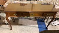 Sofa table hunt-board, with Cabriole legs, newer