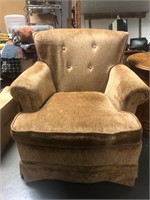 Soft light brown arm chair