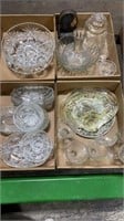 4 Boxes of Cut Glassware - Wine Glasses