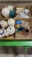 4 Boxes of Tea Pots and Creamers