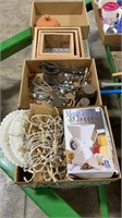 4 Boxes of Silverware and Kitchen Items