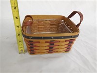 Longaberger Basket 2004 Red/Blue Stars w/