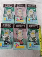 Hershey's Solid Chocolate Bunnies 6- 5oz. Ea.