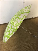 Vintage 1960's Metal Umbrella