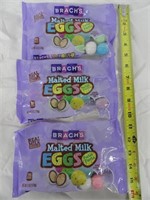 Brach's Chocolate Malted Milk Eggs 3-6oz. Bags