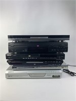 Six Used DVD Players