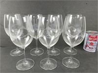 Coupes RIEDEL sur pieds en verres clair et gravure