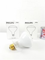 2 ampoules /spots Philips  R40 500W
