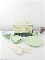 Boite picnic Iceberg&vaisselle mélamine GPL Canada