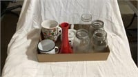 Jars / vase / soup mugs