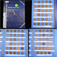 Near Complete Lincoln Cent Book 1919-1956 88 coins