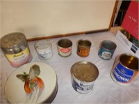 Group of 8 Misc. Tins
