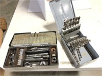 Drill bit set and tap and die set