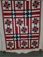 82" x 90" Hand-made quilt