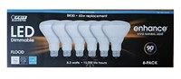 LED Dimmable Br30 65W Replacement 5000K 6-Pack -