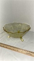 Yellow Footed Depression Bowl
