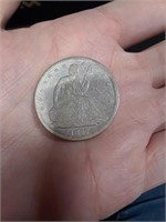 1887 HALF DOLLAR COIN