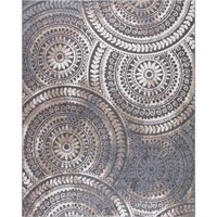 Cool Gray Tones 5 ft. x 7 ft. Area Rug