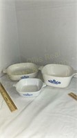 Three Pieces of Corning Ware