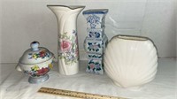 Four Porcelain Items