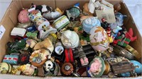 Large Lot of Porcelain Ring Boxes & More
