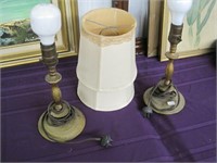 2 boudoir lamps