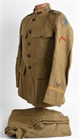 WWI FRENCH MADE 36TH DIVISION UNIFORM