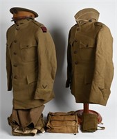 WWI SERVICES OF SUPPLY (S0S) BASE 5 UNIFORM GROUP